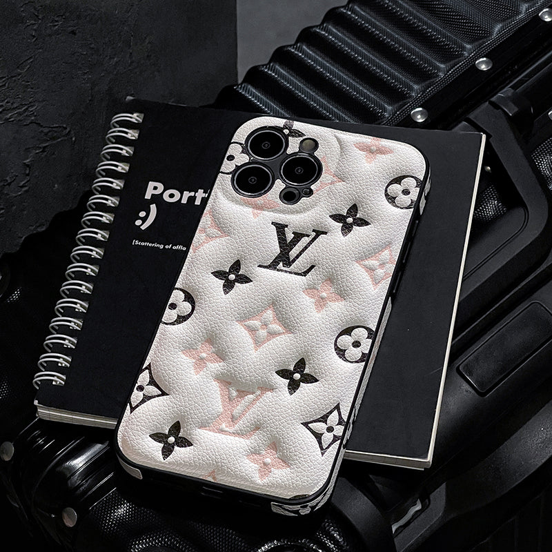 Monogram iPhone Case -Black