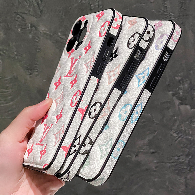 Monogram iPhone Case -Black