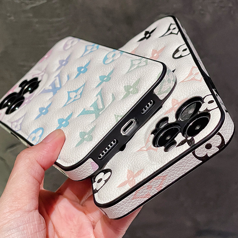 Monogram iPhone Case -Black