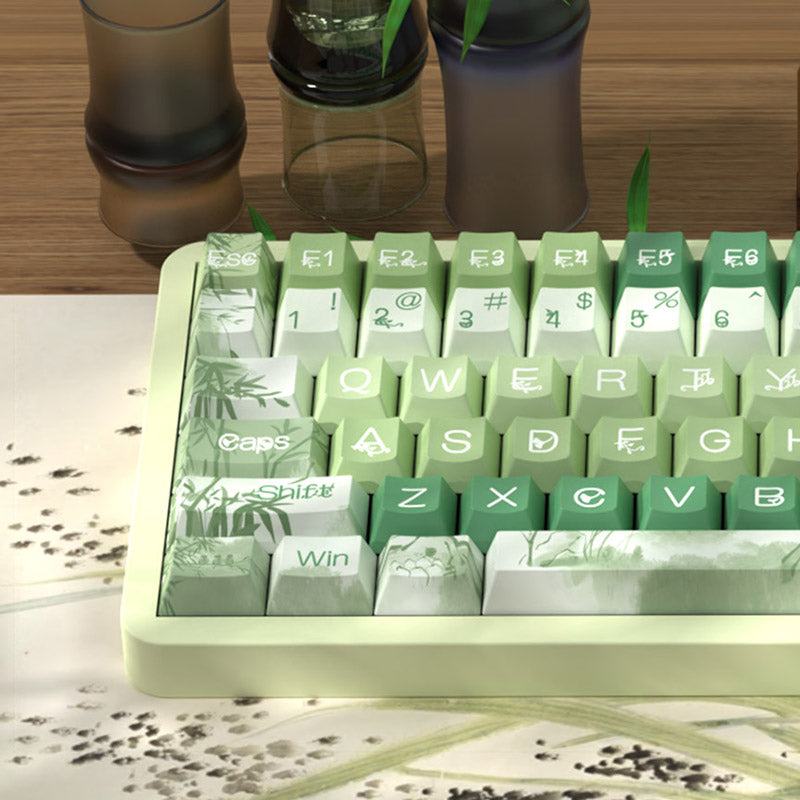 Bamboo Ink Cherry Profile Dye Sub PBT Keycap Set