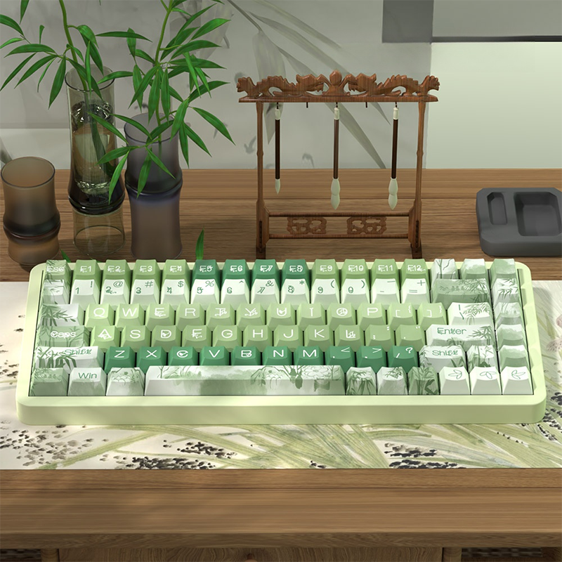 Bamboo Ink Cherry Profile Dye Sub PBT Keycap Set