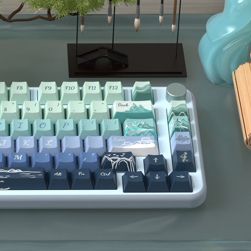 Beautiful Landscape Cherry Profile Dye Sub PBT Keycap Set