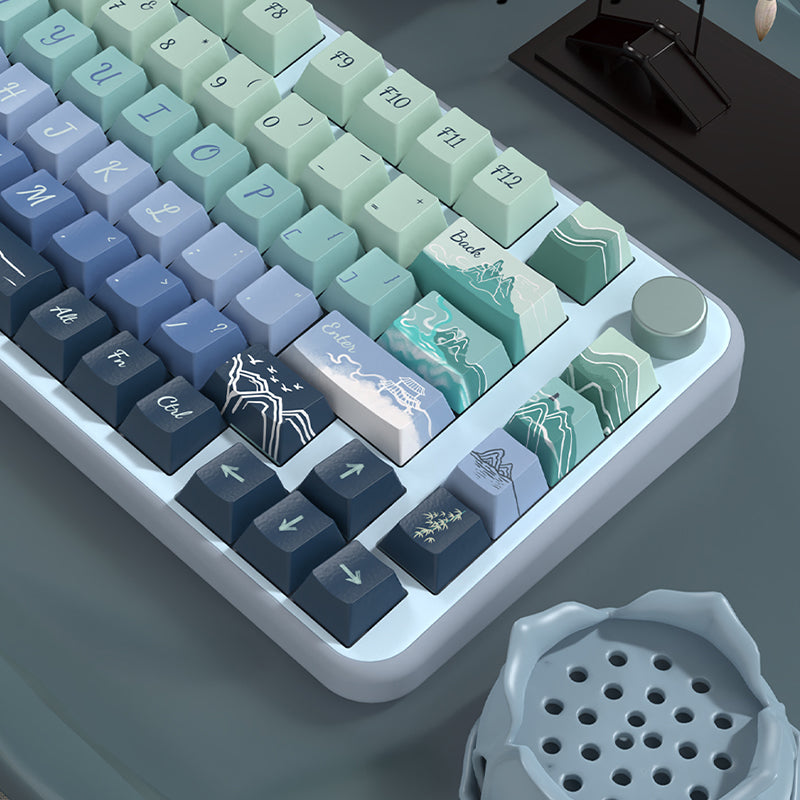 Beautiful Landscape Cherry Profile Dye Sub PBT Keycap Set