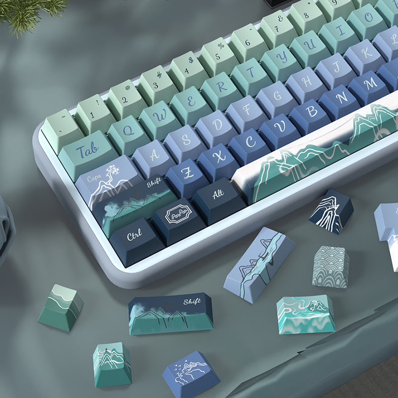 Beautiful Landscape Cherry Profile Dye Sub PBT Keycap Set