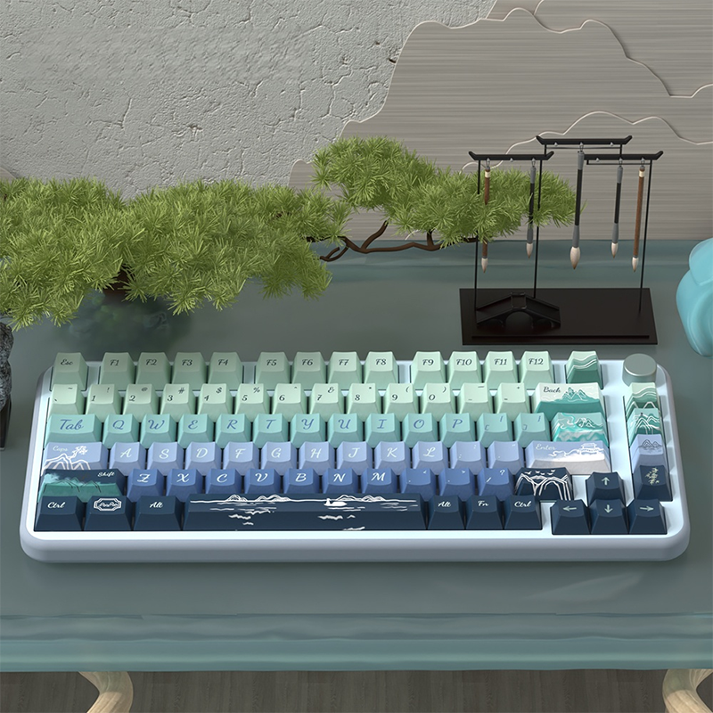 Beautiful Landscape Cherry Profile Dye Sub PBT Keycap Set