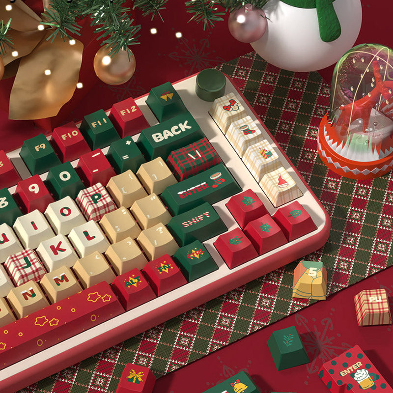 Christmas Cherry Profile Dye Sub PBT Keycap Set