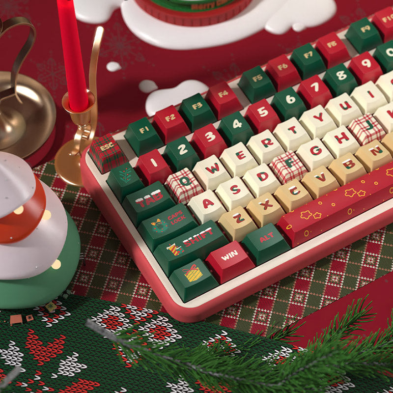 Christmas Cherry Profile Dye Sub PBT Keycap Set