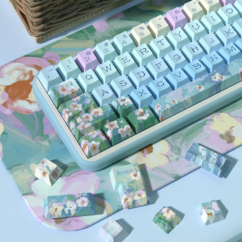 Daisy Cherry Profile Dye Sub PBT Keycap Set