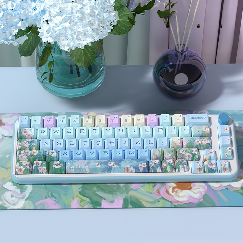 Daisy Cherry Profile Dye Sub PBT Keycap Set