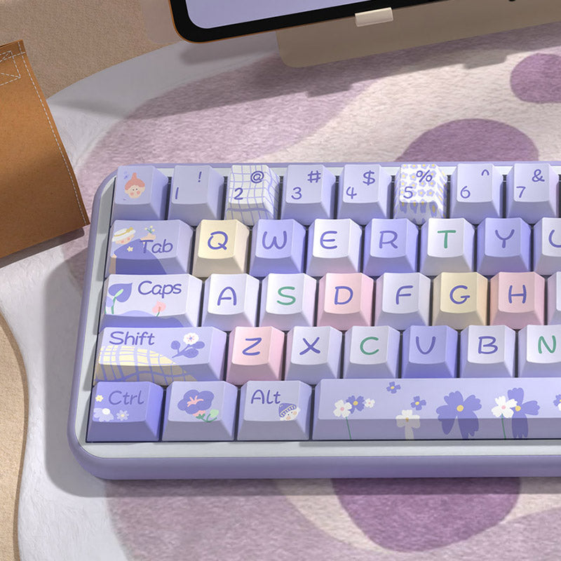 Flower Girl Cherry Profile Dye Sub PBT Keycap Set