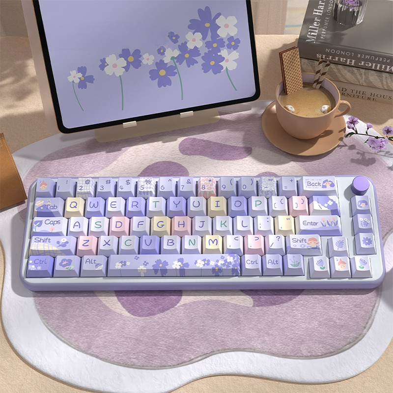 Flower Girl Cherry Profile Dye Sub PBT Keycap Set