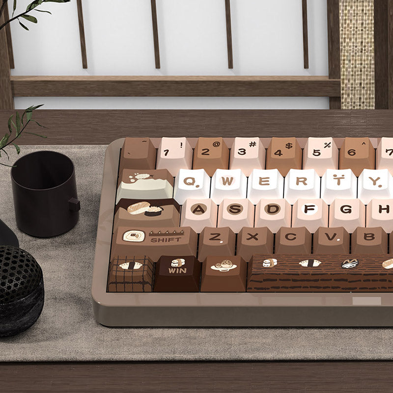 Sushi Roll Cherry Profile Dye Sub PBT Keycap Set