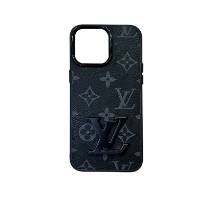 Monogram Black iPhone Case