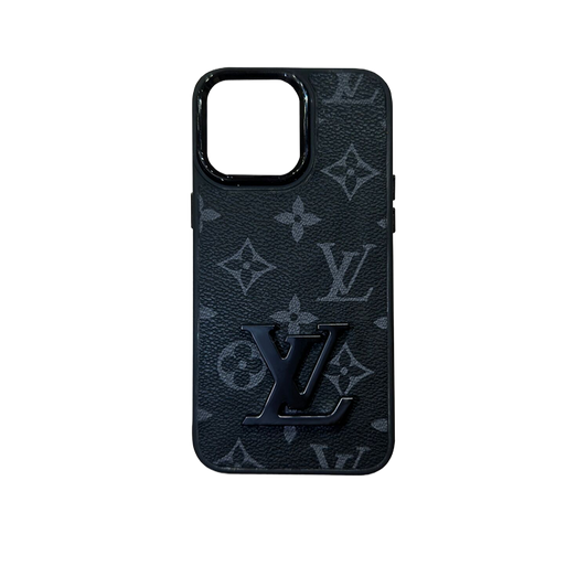 Monogram Black iPhone Case