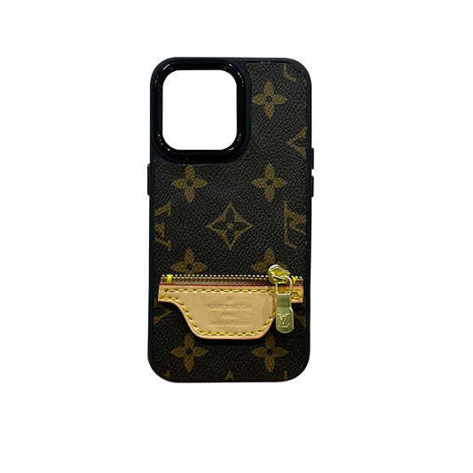 Monogram Vintage Leather iPhone  Case