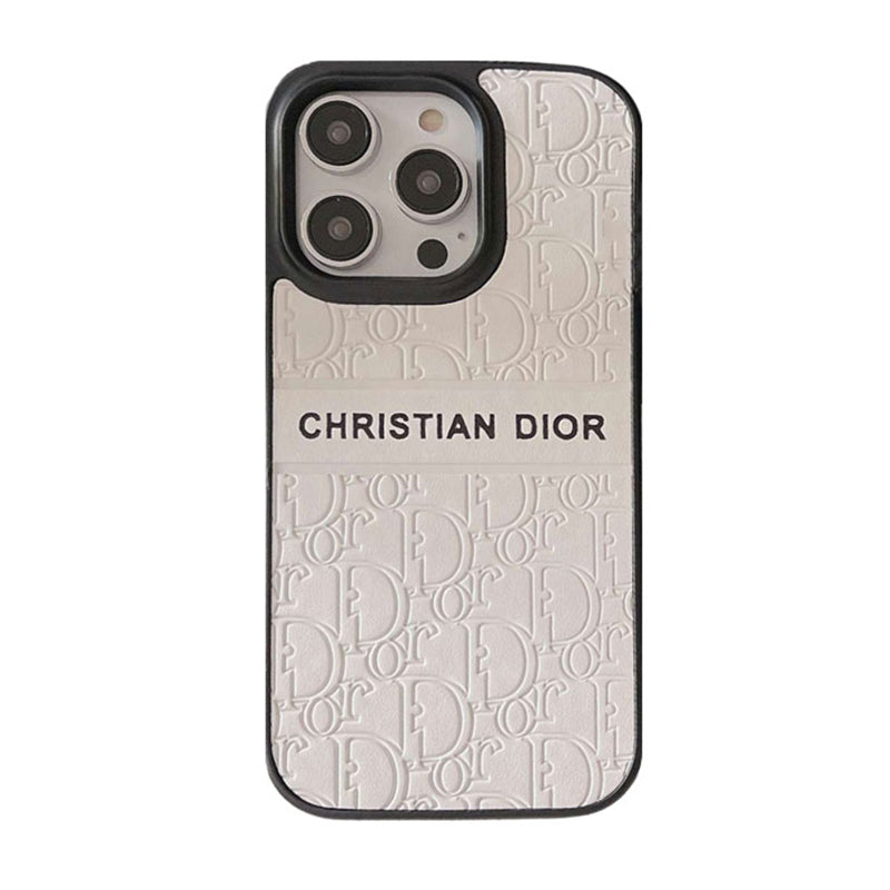 Luxury CD Silicone Black iPhone Case
